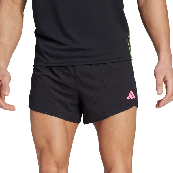 Pantalone cortos Running Hombre adidas Adizero Split 3in Shorts  Black IK4348