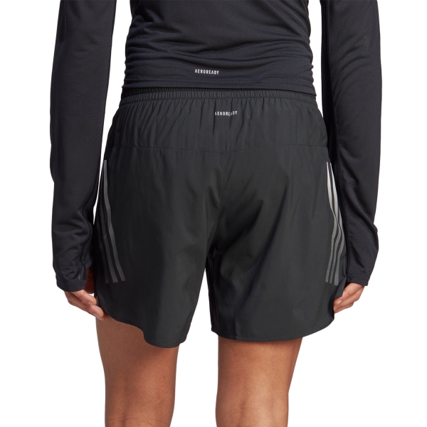 adidas Run Icons 5in Shorts - Black/Carbon