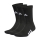 adidas Performance Cush Crew x 3 Socks - Black