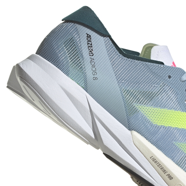 adidas adizero Adios 8 - Wonder Blue/Lucid Lemon/Lucid Pink