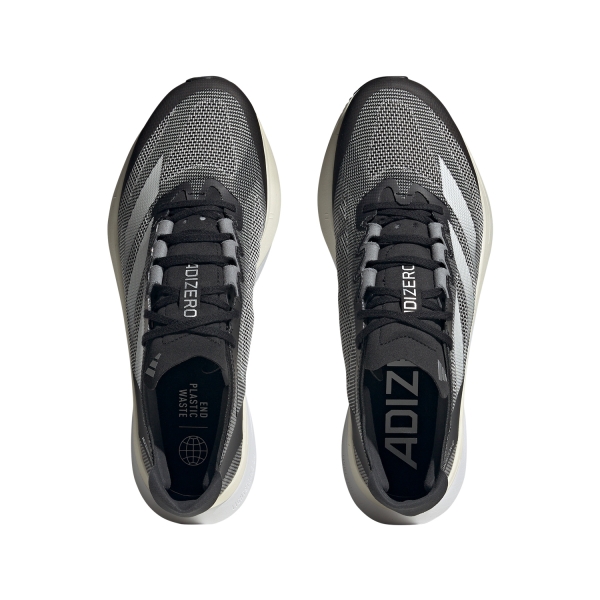adidas adizero Boston 12 Wide - Core Black/Cloud White/Carbon