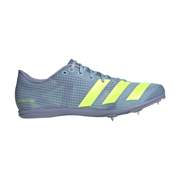 Men's Racing Shoes adidas Adidas Distancestar  Wonder Blue/Lucid Lemon/Silver Violet  Wonder Blue/Lucid Lemon/Silver Violet 