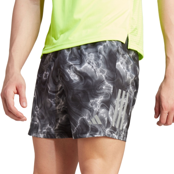 Men's Running Shorts adidas adidas Own The Run 5in Shorts  White/Black/Grey Six  White/Black/Grey Six 