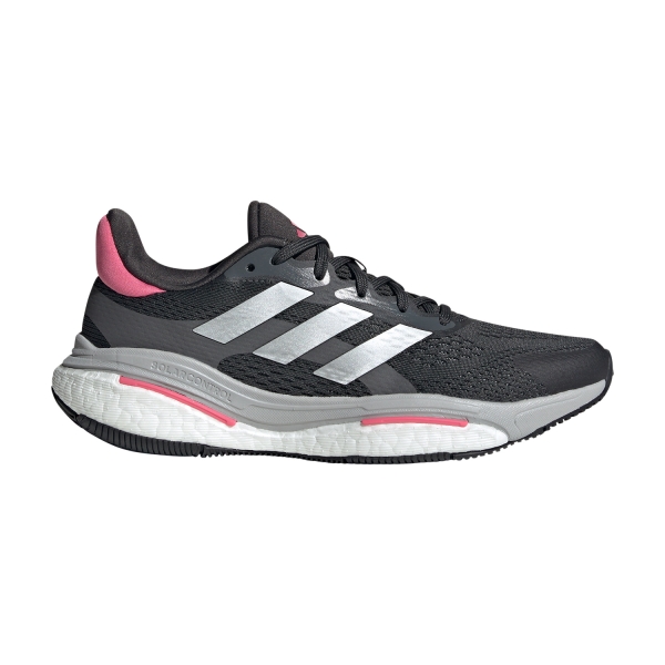 Woman's Structured Running Shoes adidas adidas Solarcontrol 2  Carbon/Silver Mint/Pink Fusion  Carbon/Silver Mint/Pink Fusion 