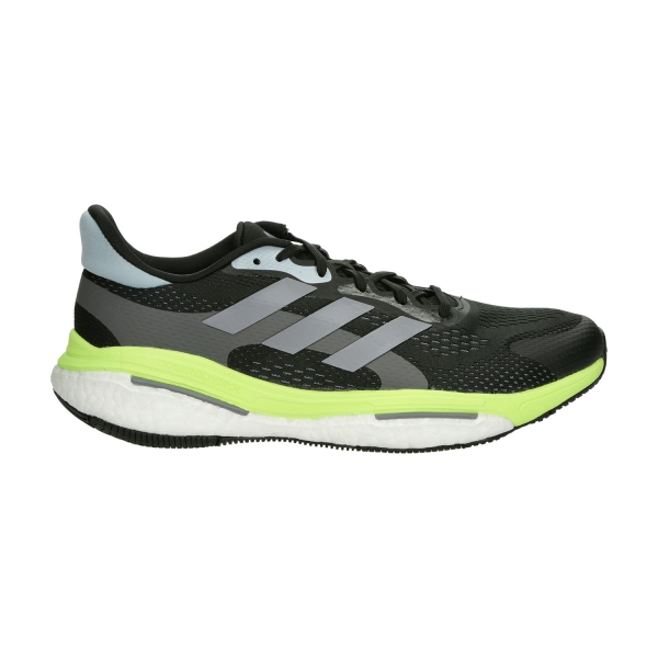 Men's Structured Running Shoes adidas Solarcontrol 2  Core Black/Grey/Lucid Lemon HP9648