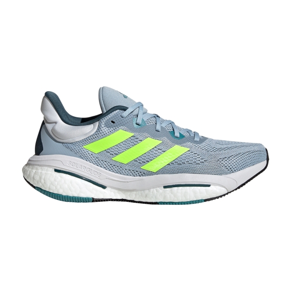 Men's Neutral Running Shoes adidas adidas Solar Glide 6  Wonder Blue/Lucid Lemon/Arctic Night  Wonder Blue/Lucid Lemon/Arctic Night 