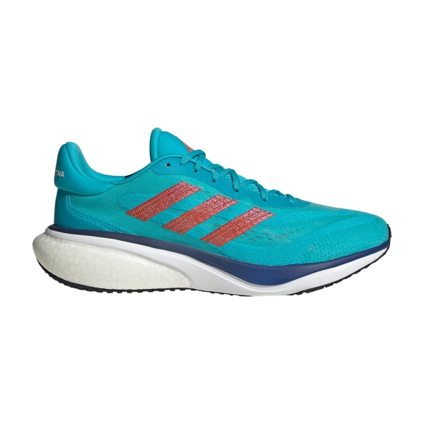 Men's Neutral Running Shoes adidas Supernova 3  Lucid Cyan/Bright Red/Violet Fusion IE4369