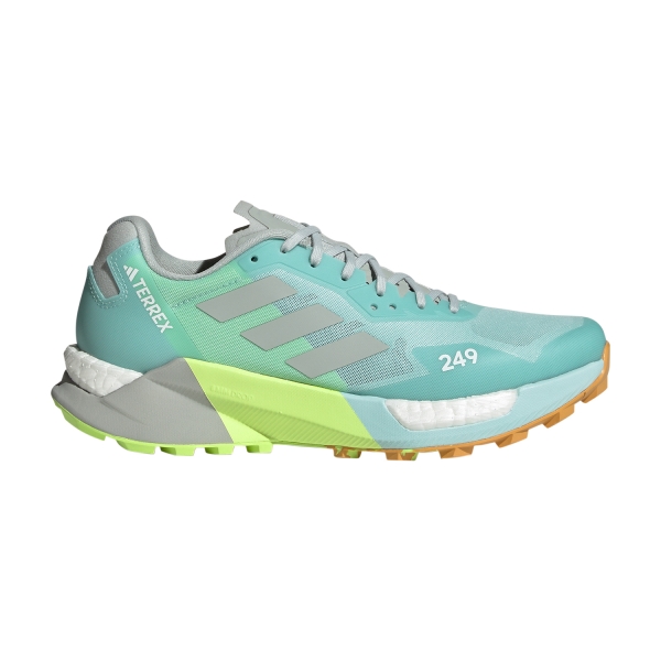 Women's Trail Running Shoes adidas Terrex Agravic Ultra  Semi Flash Aqua/Wonder Silver/Lucid Lemon IF5017