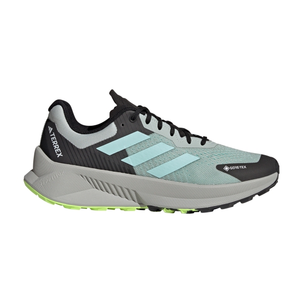 Men's Trail Running Shoes adidas adidas Terrex Soulstride Flow GTX  Wonder Silver/Semi Flash Aqua/Lucid Lemon  Wonder Silver/Semi Flash Aqua/Lucid Lemon 