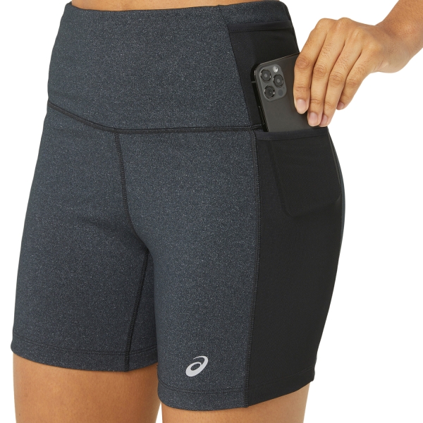 Asics Distance Supply 5in Shorts - Performance Black Heather