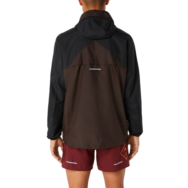 Asics Fujitrail Anorak Jacket - Performance Black/Dark Auburn