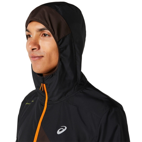 Asics Fujitrail Anorak Jacket - Performance Black/Dark Auburn