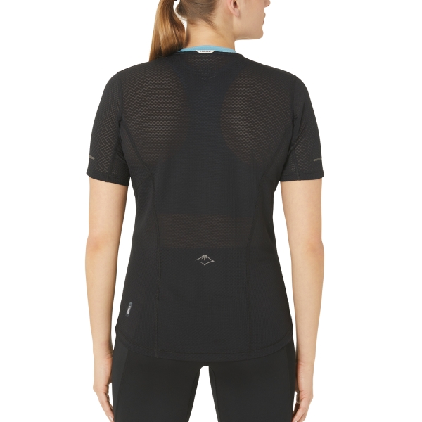 Asics Fujitrail Logo T-Shirt - Performance Black/Gris Blue