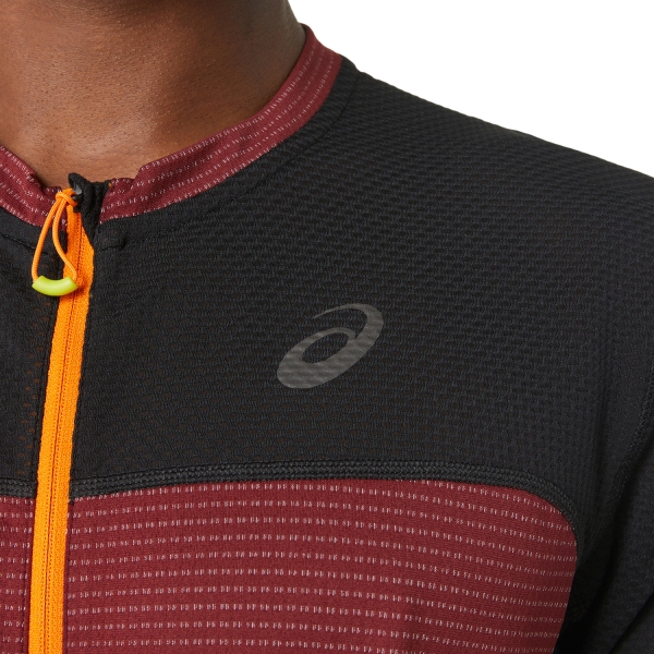 Asics Fujitrail T-Shirt - Antique Red/Performance Black