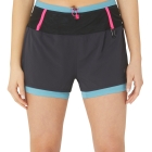 Asics Fujitrail 2 in 1 3in Shorts - Performance Black/Gris Blue