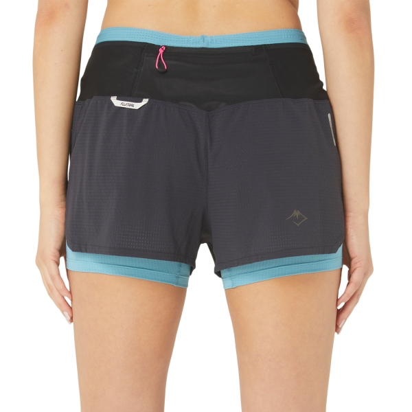 Asics Fujitrail 2 in 1 3in Shorts - Performance Black/Gris Blue