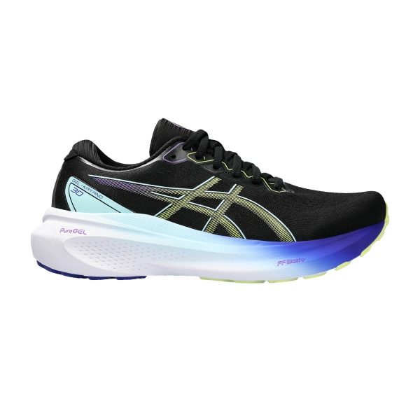 Zapatillas Running Estables Mujer Asics Gel Kayano 30  Black/Glow Yellow 1012B357003