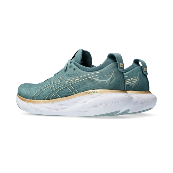 Asics Zapatillas Running Mujer Gel Kamo Gris - Verde Ras