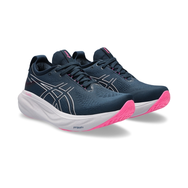 Zapatillas mujer ASICS Gel Nimbus 25 Azul Índigo/Plata - Running