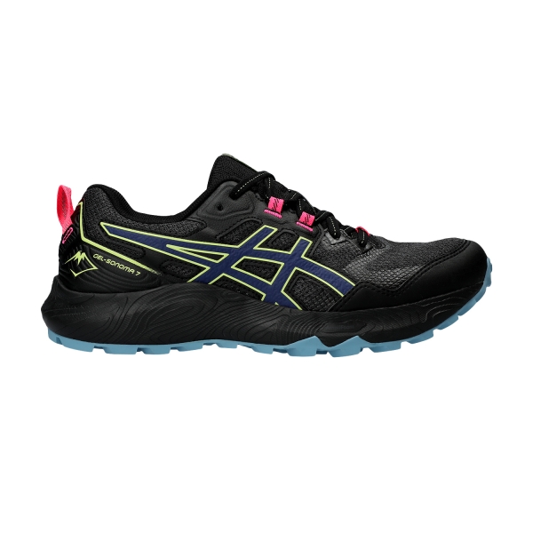 Women's Trail Running Shoes Asics Gel Sonoma 7  Black/Deep Ocean 1012B413002