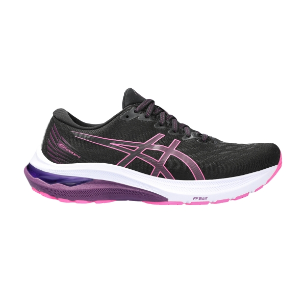 Woman's Structured Running Shoes Asics GT 2000 11  Black/Hot Pink 1012B271007