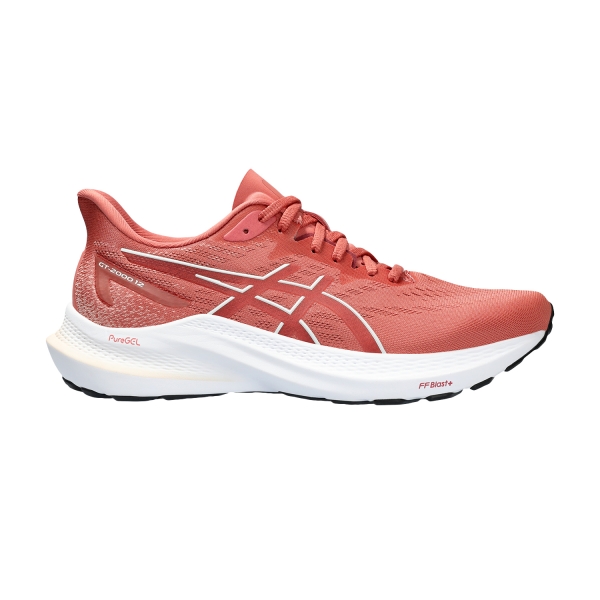 Woman's Structured Running Shoes Asics Asics GT 2000 12  Light Garnet/Brisket Red  Light Garnet/Brisket Red 