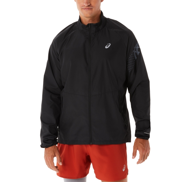 Men's Running Jacket Asics Icon Jacket  Performance Black 2011C733001