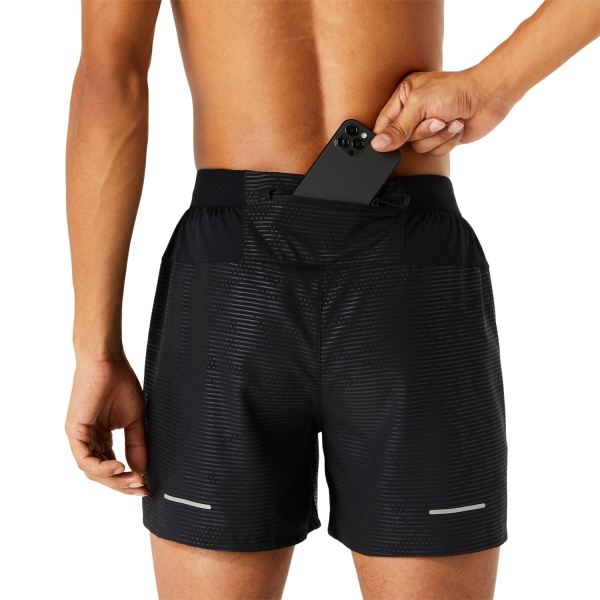Asics Lite Show 2 in 1 5in Shorts - Performance Black