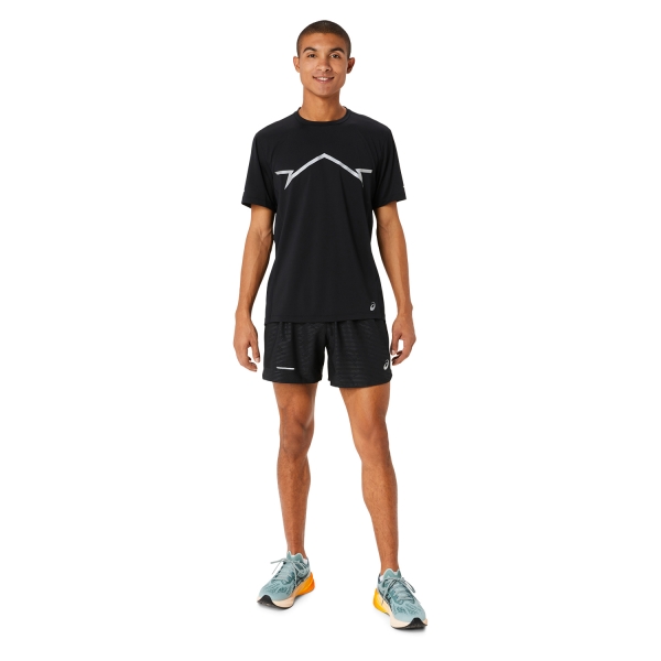 Asics Lite Show 2 in 1 5in Shorts - Performance Black