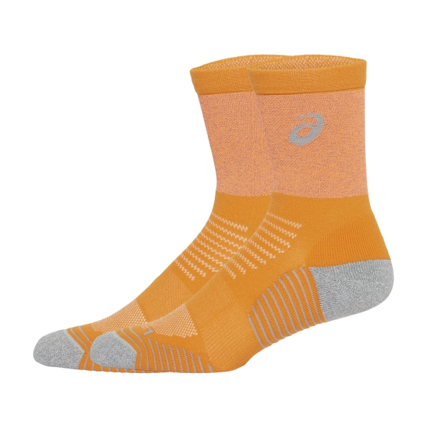 Running Socks Asics Asics Lightweight Lite Show Run Crew Socks  Bright Orange  Bright Orange 