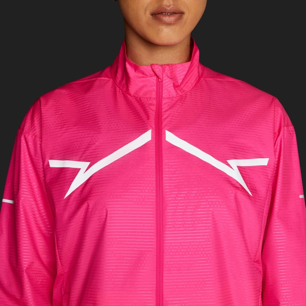 Asics Lite Show Giacca da Running Donna Pink Glo