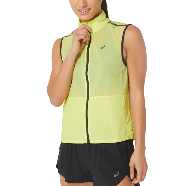 Women's Running Jacket Asics Metarun Vest  Glow Yellow 2012C748750