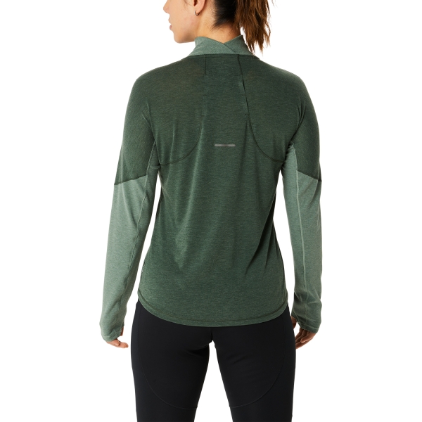 Asics Metarun Mock Shirt - Rain Forest