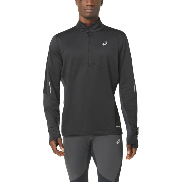 Men's Running Shirt Asics Asics Winter Shirt  Performance Black/Graphite Grey  Performance Black/Graphite Grey 