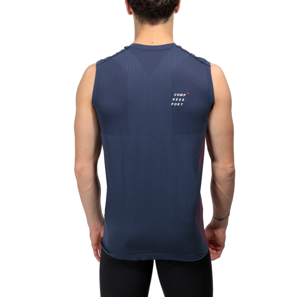 Compressport Performance Canotta - Salute/High Risk Red