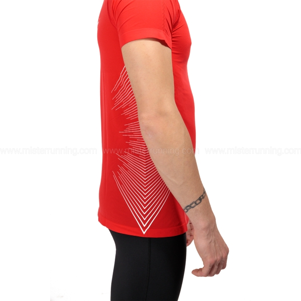 Compressport Performance Maglietta - High Risk Red/White