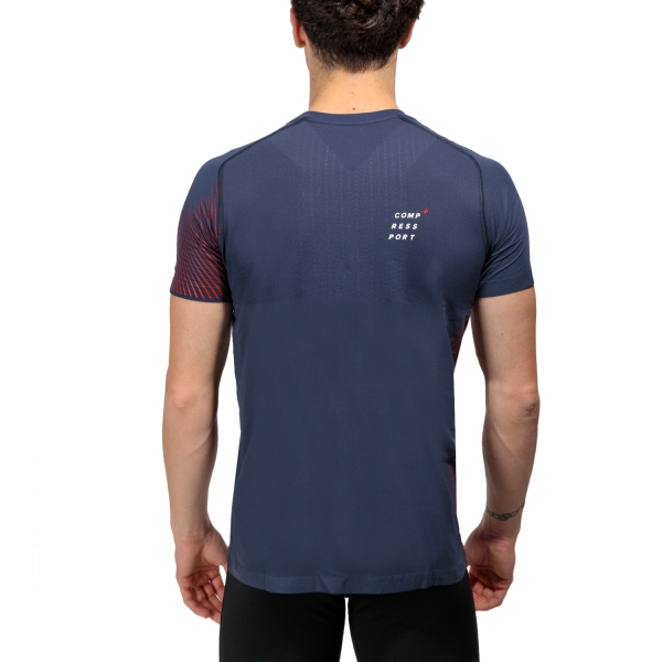 Compressport Performance Maglietta - Salute/High Risk Red