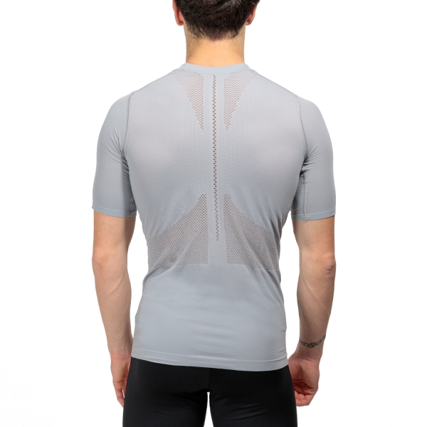 Compressport Trail Half Zip Maglietta - Alloy/Hawaiian Ocean