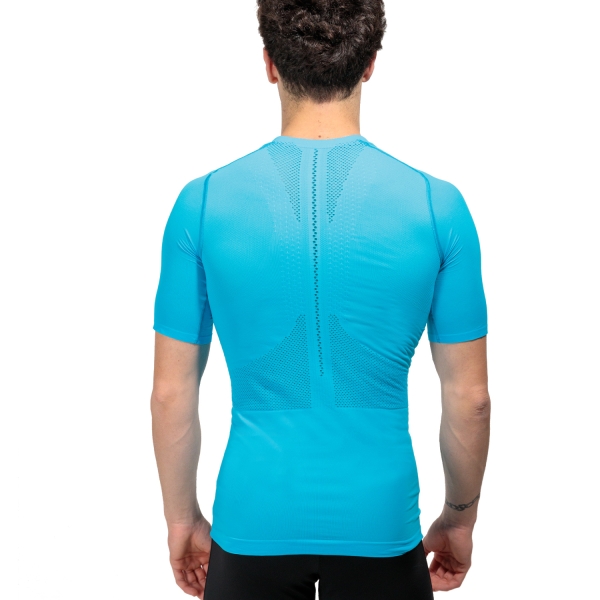 Compressport Trail Half Zip Maglietta - Hawaiian Ocean/Shaded Spruce