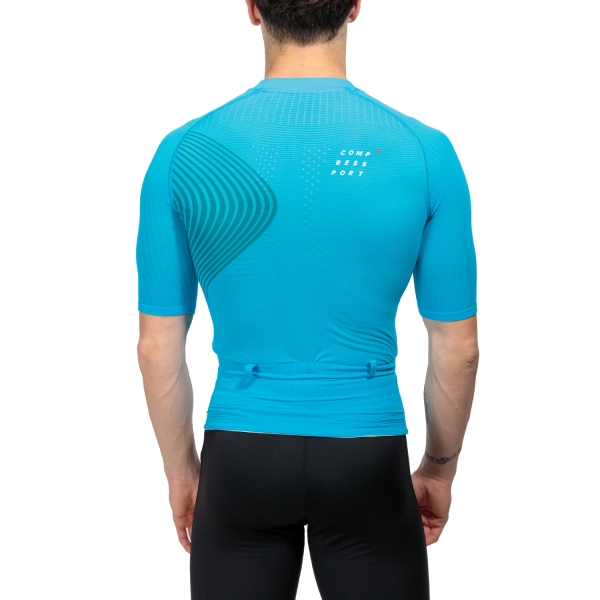 Compressport Trail Postural Maglietta - Hawaiian Ocean/Shaded Spruce