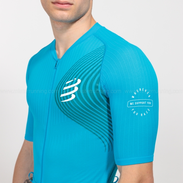 Compressport Trail Postural Maglietta - Hawaiian Ocean/Shaded Spruce