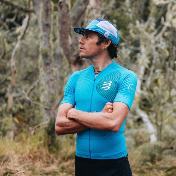 Compressport Trail Postural Maglietta - Hawaiian Ocean/Shaded Spruce