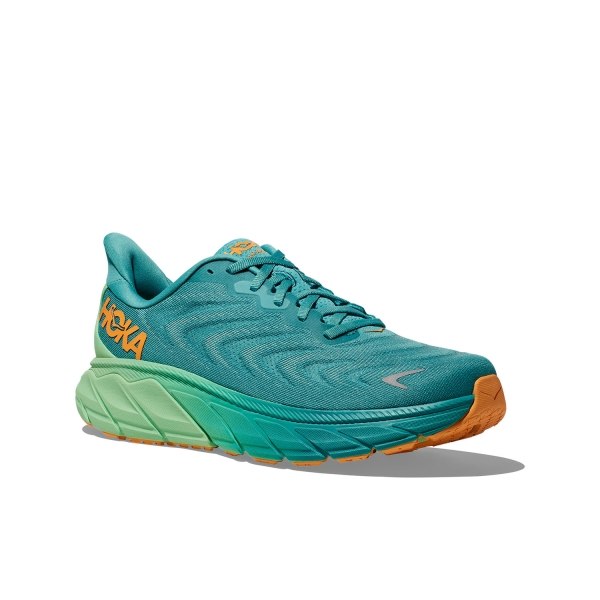 Hoka Arahi 6 - Ocean Mist/Lime Glow