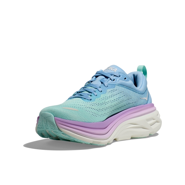 Hoka Bondi 8 Wide - Airy Blue/Sunlit Ocean