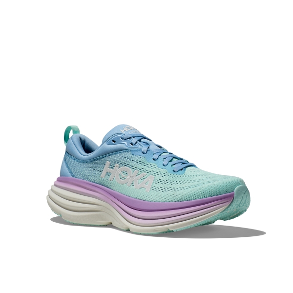Hoka Bondi 8 Wide - Airy Blue/Sunlit Ocean