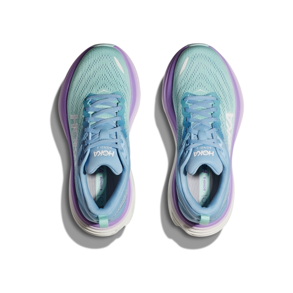 Hoka Bondi 8 Wide - Airy Blue/Sunlit Ocean