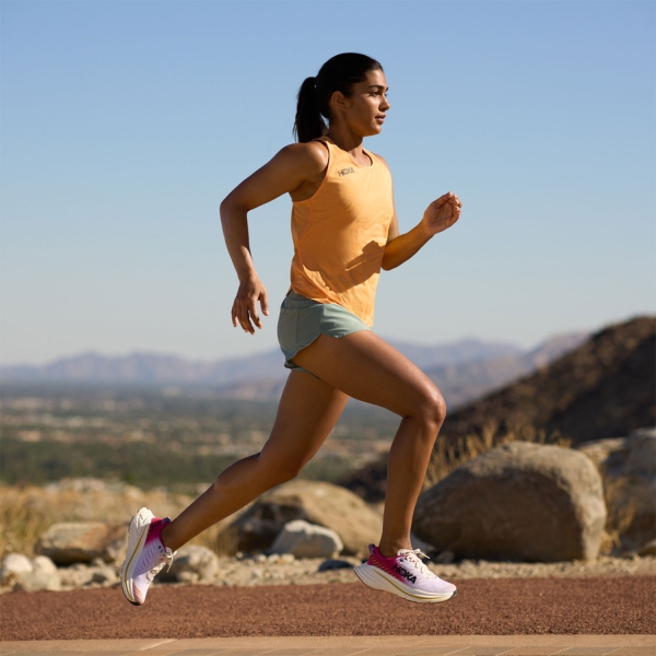Hoka Bondi X - Blanc De Blanc/Pink Yarrow
