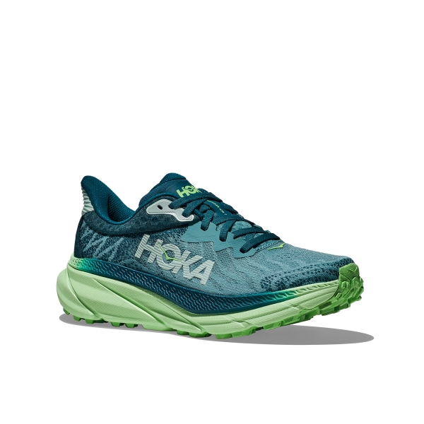 Hoka Challenger 7 - Ocean Mist/Lime Glow