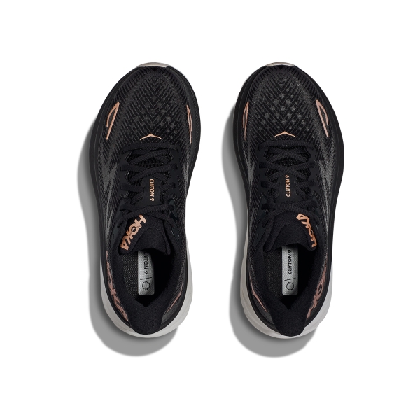 Hoka Clifton 9 - Black/Rose Gold