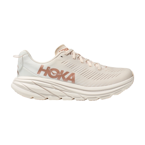 Women's Neutral Running Shoes Hoka Rincon 3  Eggnog/Rose Gold 1119396ERGL